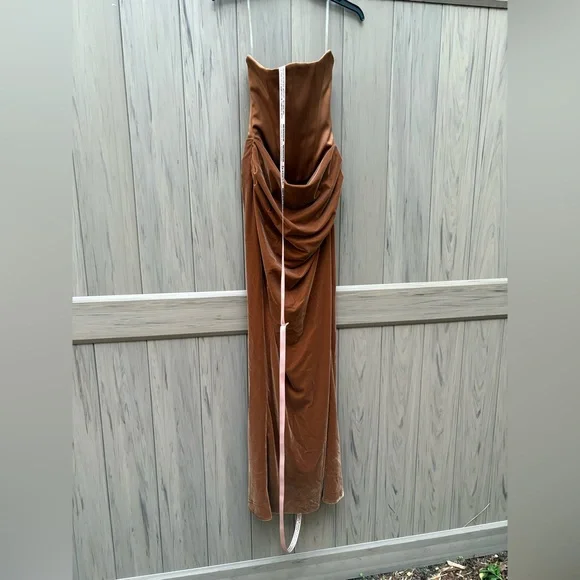 House of CB Persephone Toffee Strapless Corset Maxi Dress Brown New with Tags! House of CB Persephone Toffee Strapless Corset Maxi Dress Brown New with Tags!